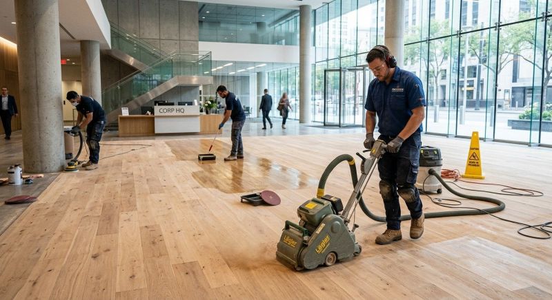 Our team working on Wood Floor Service projects in Putnam County, NY
