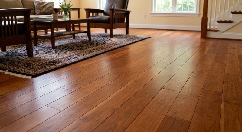 Cherry Floor Installation in Redding, CT