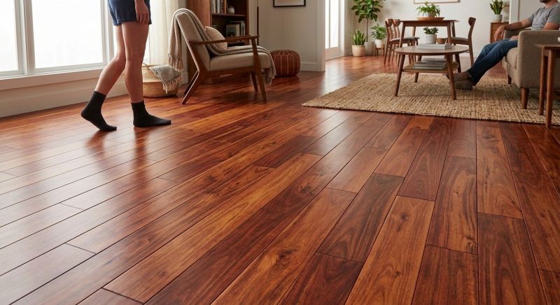 Cherry Floor Installation in Sherman, CT
