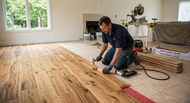 Hickory Floor Installation in Putnam County, NY