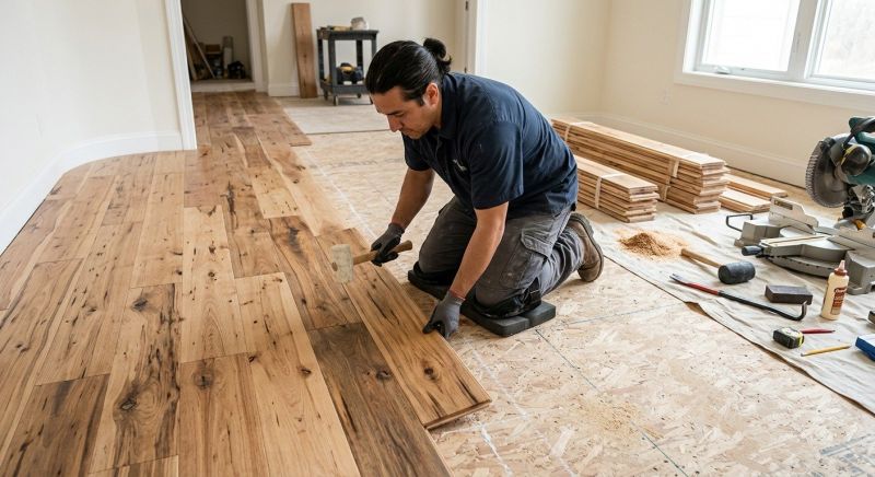 Hickory Floor Installation in Putnam County, NY