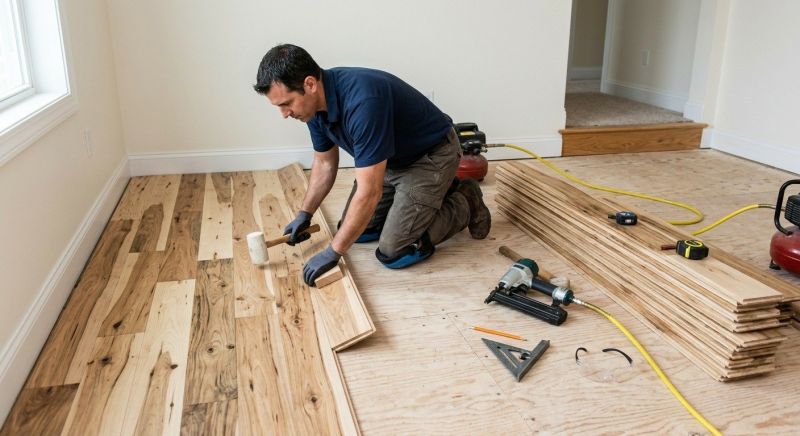 Hickory Floor Installation in Putnam County, NY