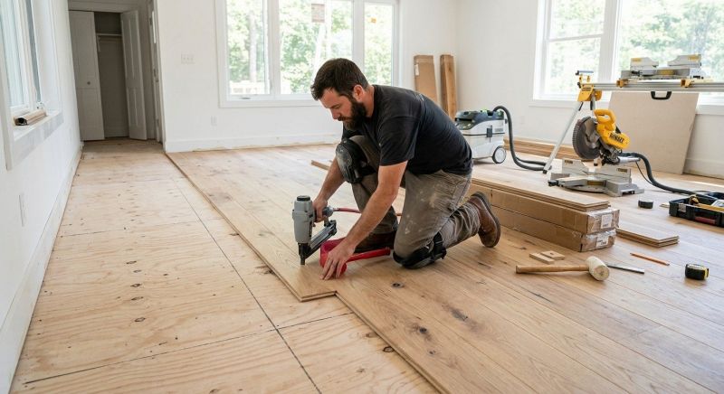 Oak Floor Installation in Central Valley, NY