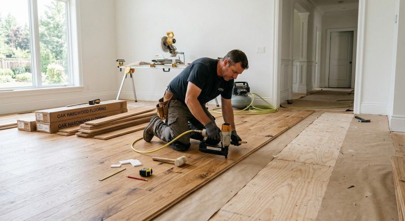 Oak Floor Installation in Pleasantville, NY