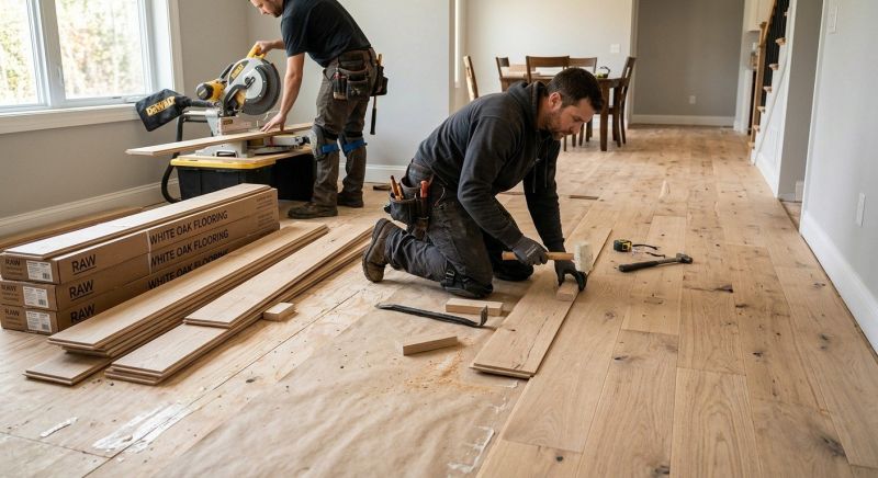 Oak Floor Installation in Spring Valley, NY