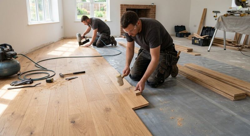 Oak Floor Installation in West Harrison, NY