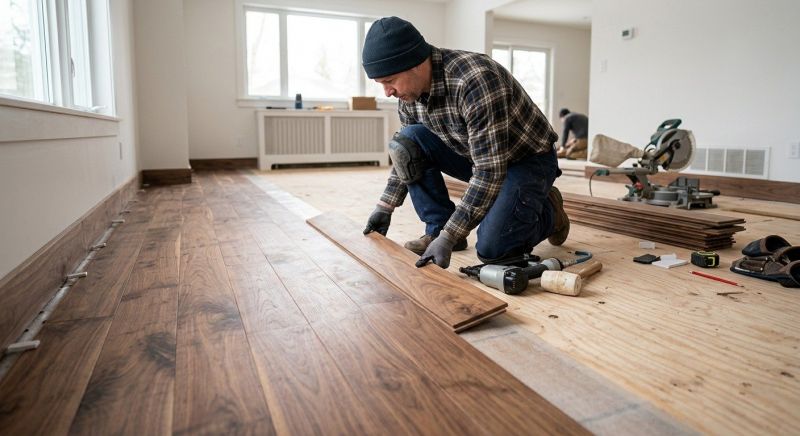 Walnut Flooring Installation in Putnam County, NY