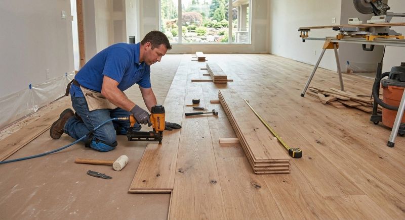 Wide Plank Floor Installation in Putnam County, NY
