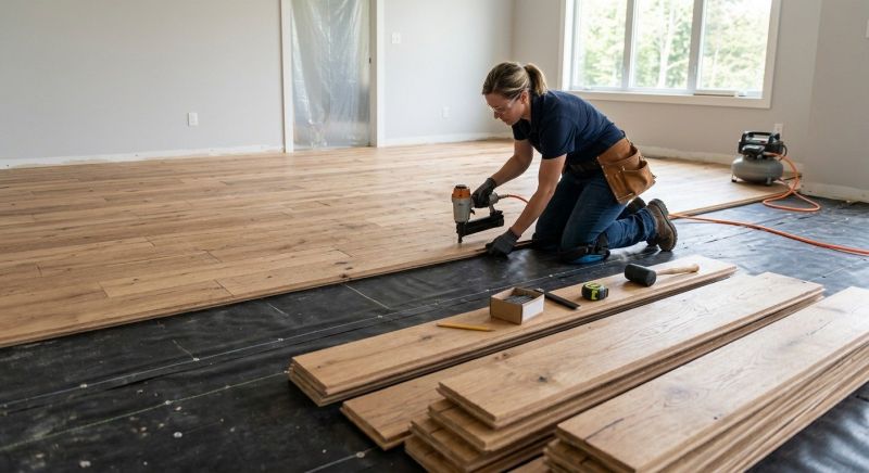 Wide Plank Floor Installation in Putnam County, NY