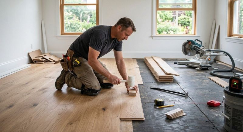 Wide Plank Floor Installation in Putnam County, NY