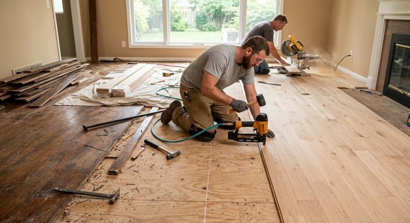 Wood Floor Replacement in Buchanan, NY