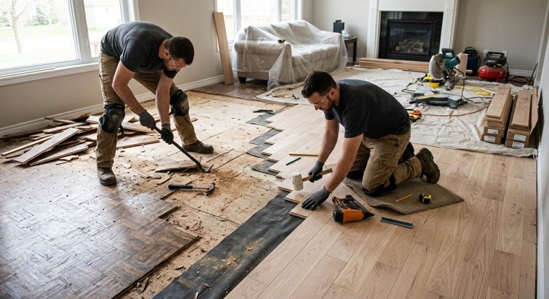 Wood Floor Replacement in Dutchess County, NY