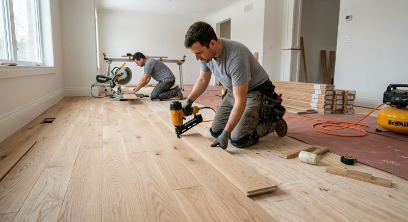 Wood Floor Replacement in Ridgefield, CT